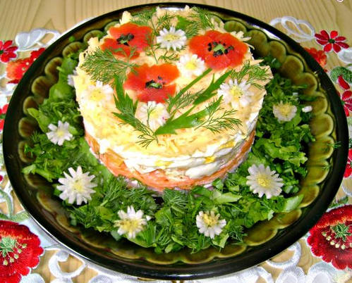 Imagini pentru salate ornate deosebit