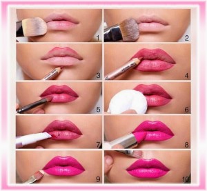 How to apply lipstick
